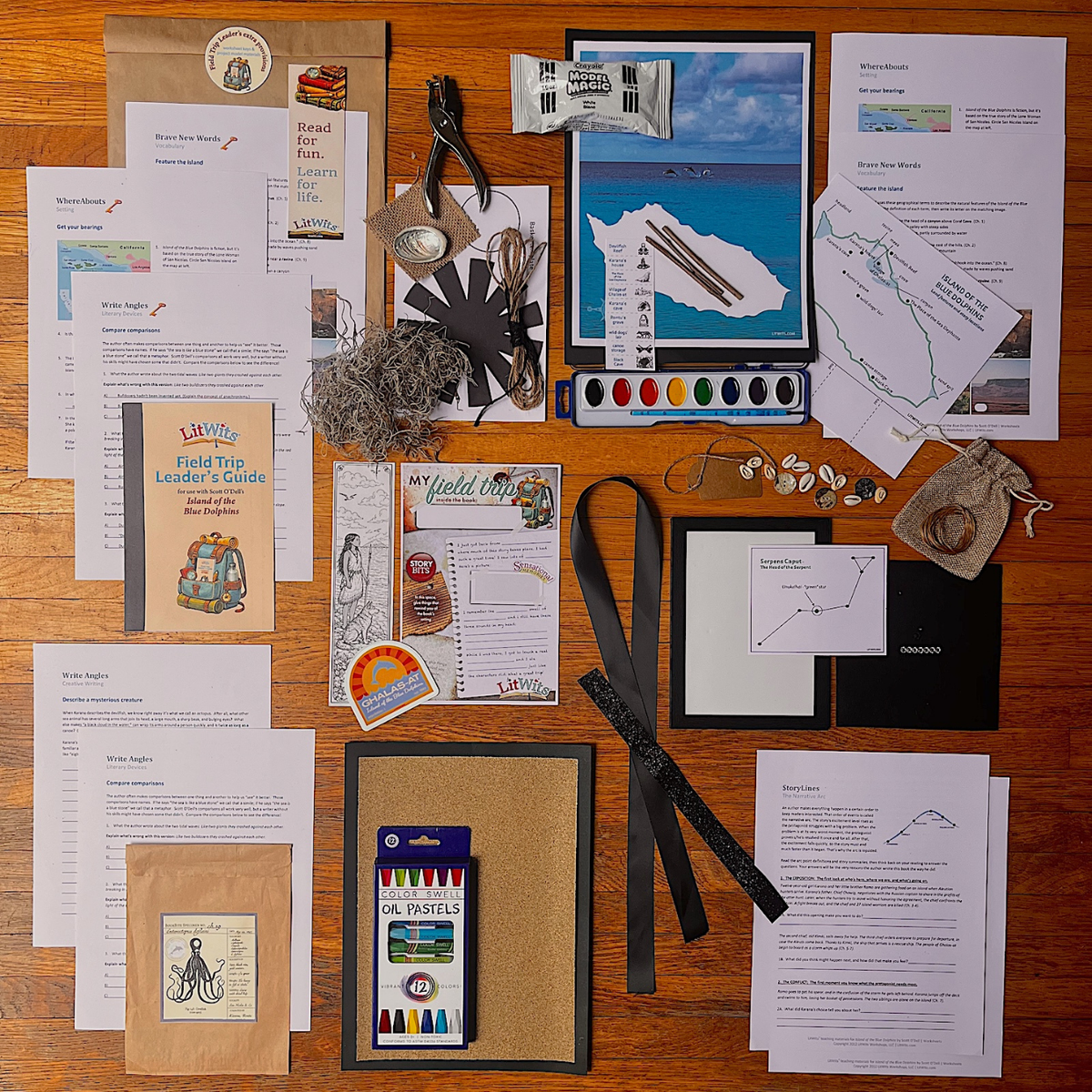 The LitWits Kit for ISLAND OF THE BLUE DOLPHINS